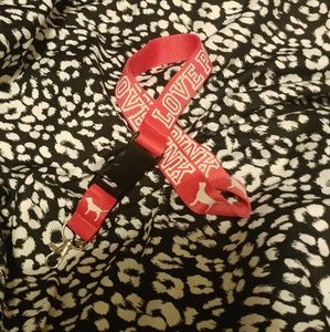 PINK lanyard
